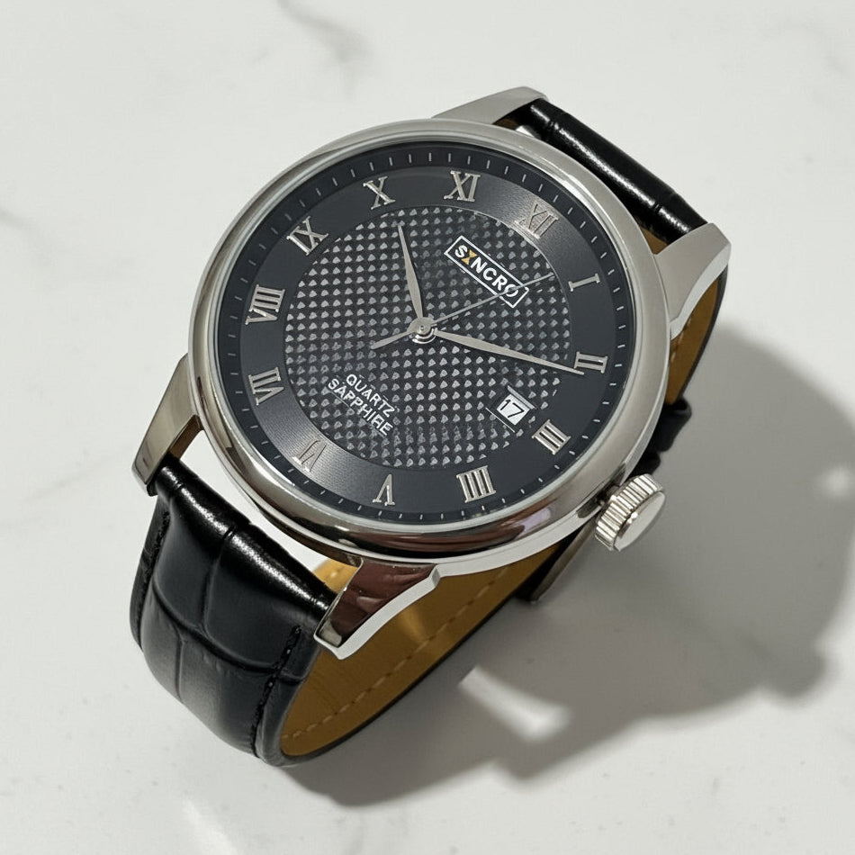 Reloj de Vestir Syncro Signature II (Correa Negra)