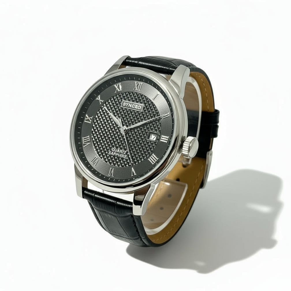Reloj de Vestir Syncro Signature II (Correa Negra)