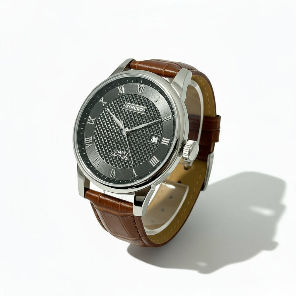 Reloj de Vestir Syncro Signature II (Correa Café)