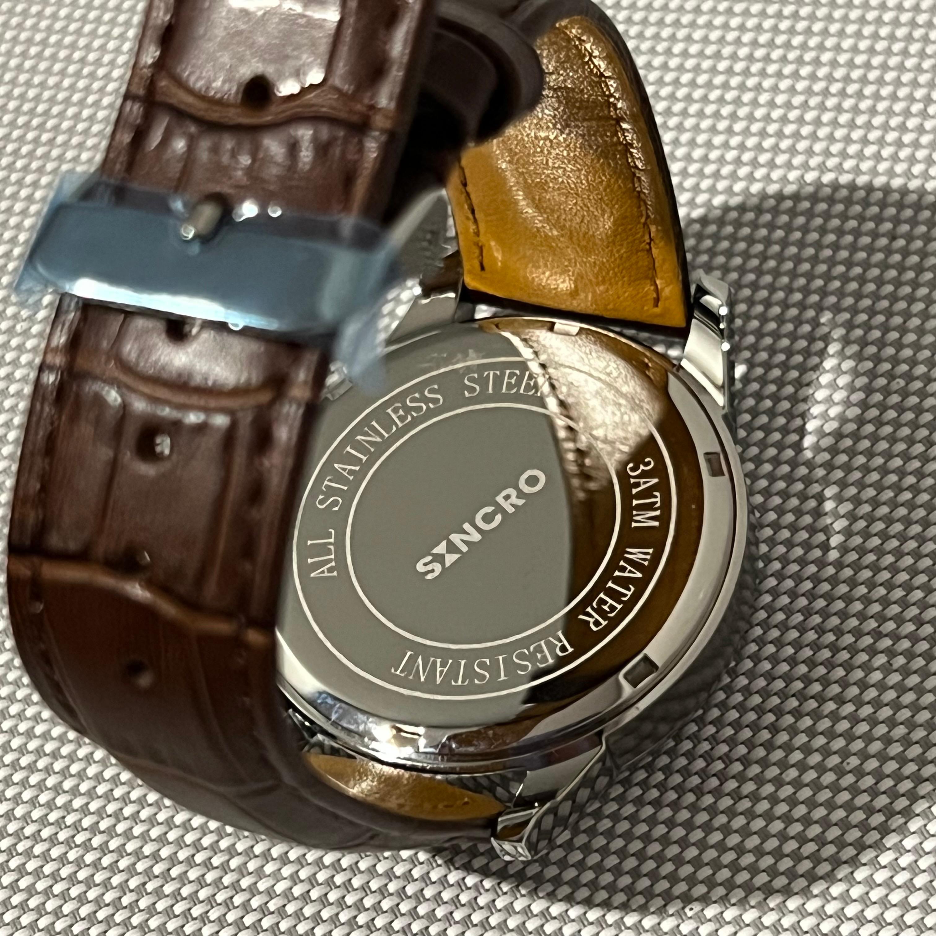 Reloj de Vestir Syncro Signature II (Correa Café)